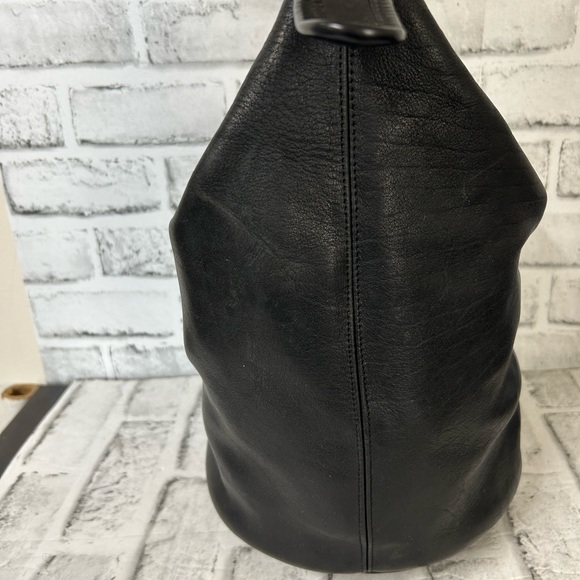 Vintage Coach Legacy Hobo 1991 Black Leather Crossbody large - Picture 11 of 16